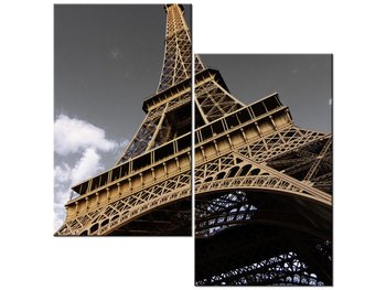 Obraz Wieża Eiffla, 2 elementy, 60x60 cm - Oobrazy