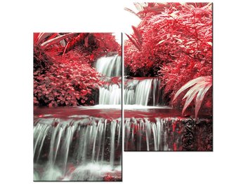 Obraz Wodospad, 2 elementy, 60x60 cm - Oobrazy