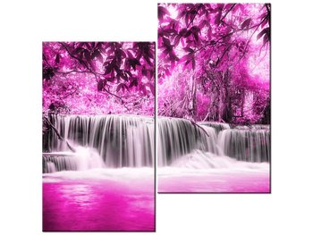 Obraz Wodospad, 2 elementy, 60x60 cm - Oobrazy