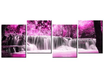 Obraz Wodospad, 4 elementy, 120x45 cm - Oobrazy