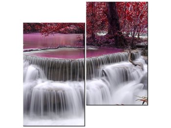 Obraz Wodospad Dong Pee Sua, 2 elementy, 60x60 cm - Oobrazy