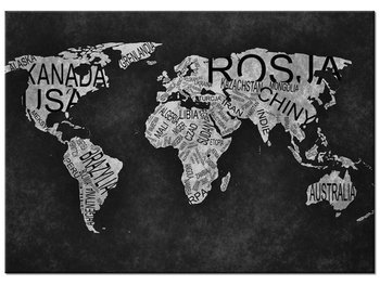 Obraz World Map, 70x50 cm - Oobrazy