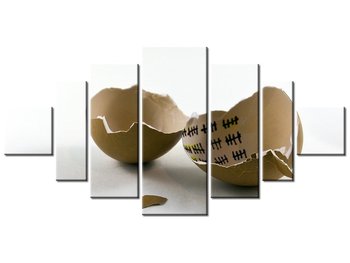 Obraz Wyjście z jajka - Gemma Stiles, 7 elementów, 200x100 cm - Oobrazy