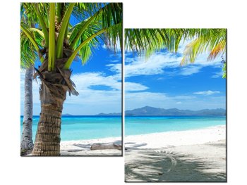 Obraz Wyspa Malcapuya, 2 elementy, 80x70 cm - Oobrazy