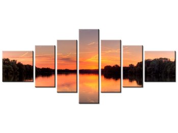 Obraz Zachodzące słońce, 7 elementów, 160x70 cm - Oobrazy