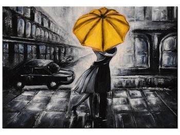 Obraz, Zakochani i parasolka, 100x70 cm - Oobrazy