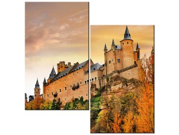 Obraz Zamek przy urwisku, 2 elementy, 60x60 cm - Oobrazy