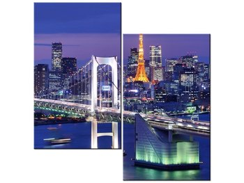 Obraz Zatoka Tokijska, 2 elementy, 60x60 cm - Oobrazy