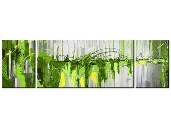 Obraz Zielony wodospad, 3 elementy, 170x50 cm - Oobrazy