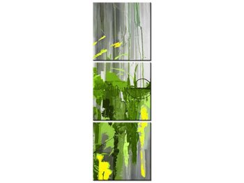 Obraz Zielony wodospad, 3 elementy, 30x90 cm - Oobrazy