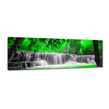 Obraz Zielony wodospad Kaskada, 60x20cm - ZeSmakiem