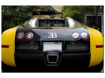 Obraz Żółte Bugatti Veyron - Axion23, 60x40 cm - Oobrazy