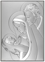 Obrazek Srebrny Święta Rodzina 6801