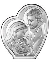 Obrazek Srebrny Święta Rodzina w srecu 6652/3