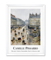 Obrazy plakaty na ścianę do kuchni sypialni miasto reprodukcja Camille Pissarro 32x42 cm