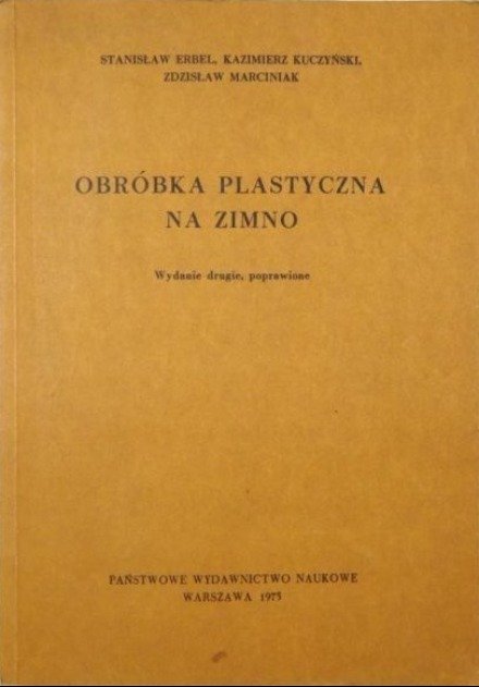 Obróbka Plastyczna Na Zimno Pdf