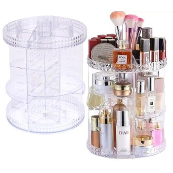 Obrotowy Organizer na Kosmetyki do Makijażu Pojemnik na Biżuterię Perfumy - Nobo Kids