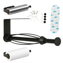 Obrotowy Uchwyt Na Ręcznik Kuchenny Papierowy Ręczniki Wieszak Czarny Loft