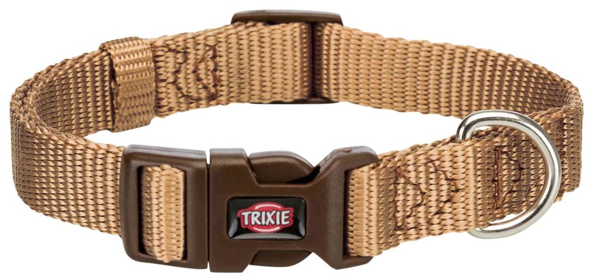 Zdjęcia - Obroża Trixie  Premium, S: 25–40 cm/15 mm, kolor karmelowy 