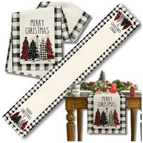 Obrus bieżnik biały na stół świąteczny Boże Narodzenie