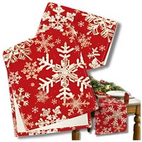 Obrus bieżnik na stół świąteczny Boże Narodzenie gwiazdki