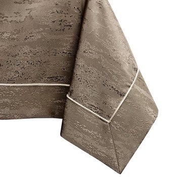 Obrus plamoodporny AMELIAHOUSE Vesta Mankiet, taupe, 140x260 cm - AmeliaHome