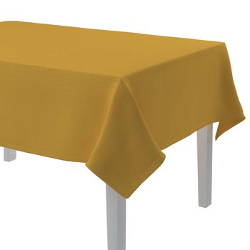 Obrus prostokątny, żółty, 130 × 130 cm, Linen - Dekoria