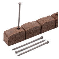 OBRZEŻE TRAWNIKOWE PALISADA OGRODOWA PEŁNA KRAWĘŻNIK BORDER SOLIDNE i MASYWNE 120cm