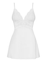 Obsessive, Bielizna babydoll i stringi Biały, romz. S/M Obsessive