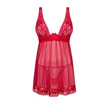 Obsessive Lacelove babydoll i stringi XS/S Obsessive