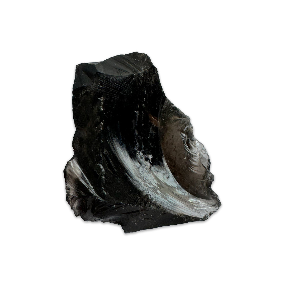 Obsydian Kamień Naturalny Wulkaniczny Bryłka Minerał do Kolekcji 2-4 cm ...