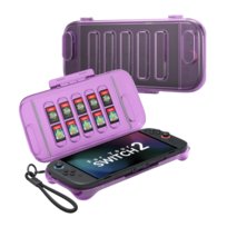 Obudowa Antywstrząsowa Etui Futerał JSAUX do NINTENDO SWITCH 2 - Fioletowa