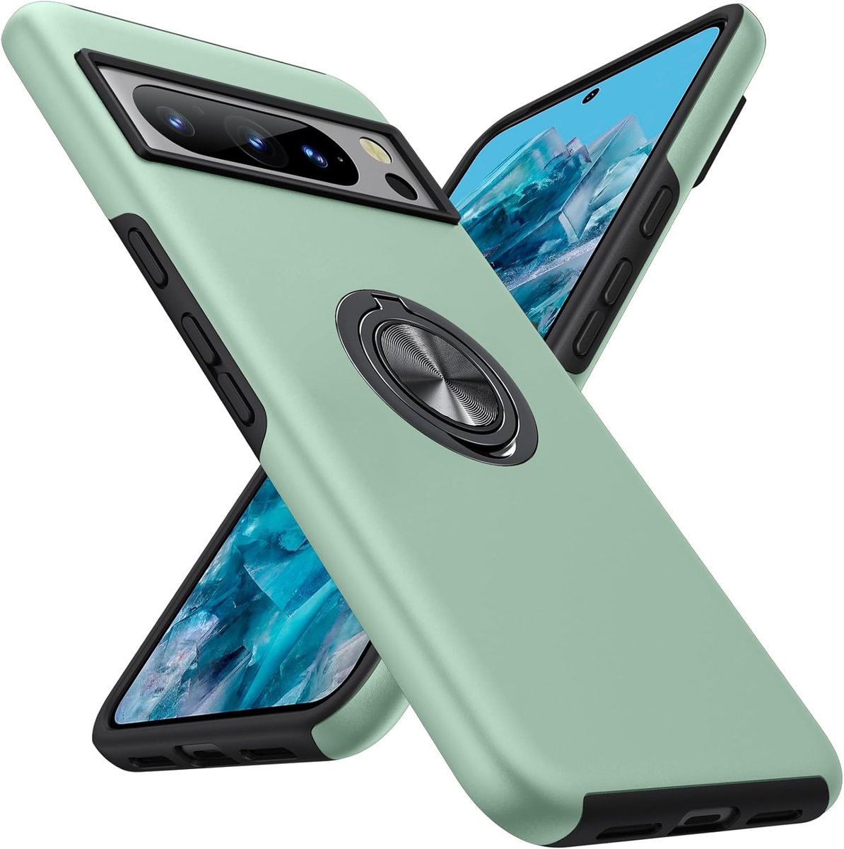AOUIA Compatibile con Google Pixel 8 Custodia con 1 pezzo di