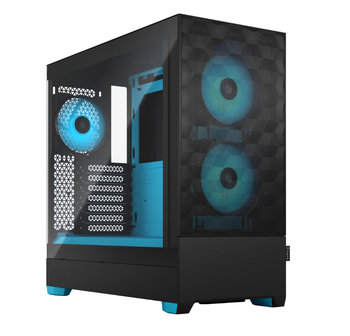 Obudowa do komputera Fractal Design Pop Air RGB Cyan Core TG Clear Tint - FRACTAL DESIGN