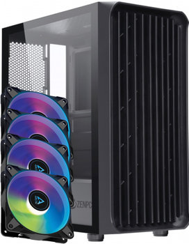 Obudowa do komputera ZENPC Z3 Air Black 4x P12 PWM PST Black ARGB 120mm - ZENPC