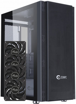 Obudowa Do Komputera Zenpc Z5 Mesh Black 4X Fander P12 Pwm Pst 120Mm - ZENPC