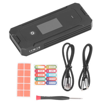 Obudowa dysku SSD M.2 NVMe SATA z inteligentnym ekranem - other