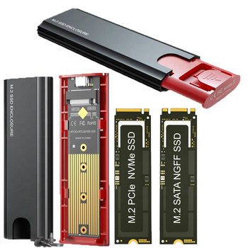Obudowa dysku USB C 3.1 M.2 NVME NGFF SSD 10 Gb/s - Novaza Tech