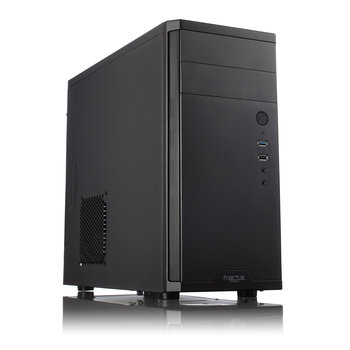 Obudowa komputerowa FRACTAL DESIGN FD-CA-CORE-1100-BL, Micro ATX, Mini ITX, czarny - FRACTAL DESIGN