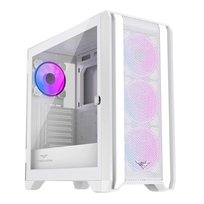 Obudowa Komputerowa PREYON Nest Windy+ White ARGB USB-C Mini ITX ATX Mic