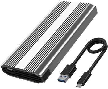 Obudowa Na Dysk Ssd Nvme Sata Pcie M.2 Usb-C 3.1 Adapter Kieszeń M2 10 Gb/S - M-Import