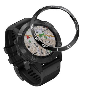 Obudowa Nakładka Bezel Garmin Fenix 6X / 6X Pro Czarna - Bestphone