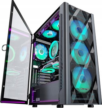 Obudowa Pc 6 Wentylatorów Argb 120 Mm Atx Typu Tower Z Hartownago Szkła - Inny producent