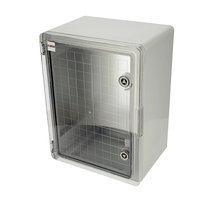 Obudowa standardowa ABS 300x400x210 z ocynkowaną płytą montażową (z przezroczystymi drzwiami)  | 800.701.006 | HOROZ