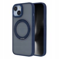 Obudowa Tecto Shield do iPhone 15 granatowy case plecki wytrzymałe z ring Tecto Shield