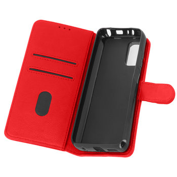 Obudowa tylna Xiaomi Redmi Note 10 Pro Full Function Wallet czerwona - Avizar