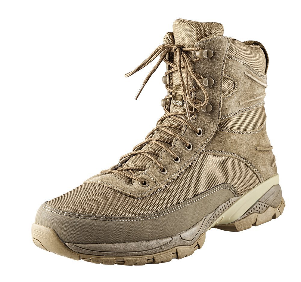 Brandit Men's Next Generation Tactical Boots - Lightweight Beige Suede/Mesh, Size 10, Outdoor & Hiking - View #2