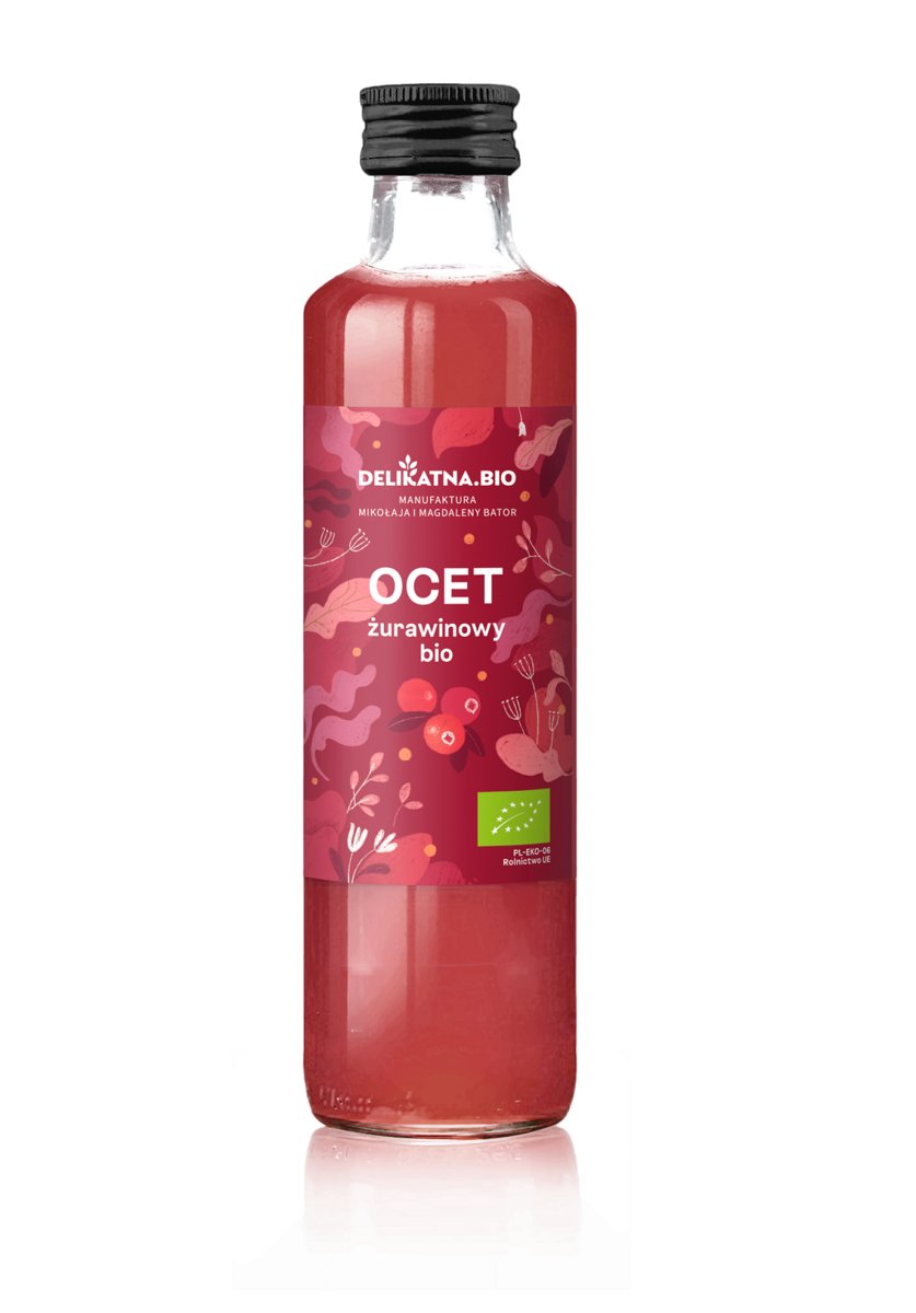 OCET ŻURAWINOWY BIO 250 Ml - DELIKATNA (ZAKWASOWNIA) - DELIKATNA.BIO ...