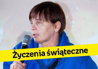 Janina Ochojska świątecznie