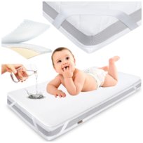 Ochraniacz na materac 120x60 WODOODPORNY ODDYCHA Pokrowiec Materac 120x60